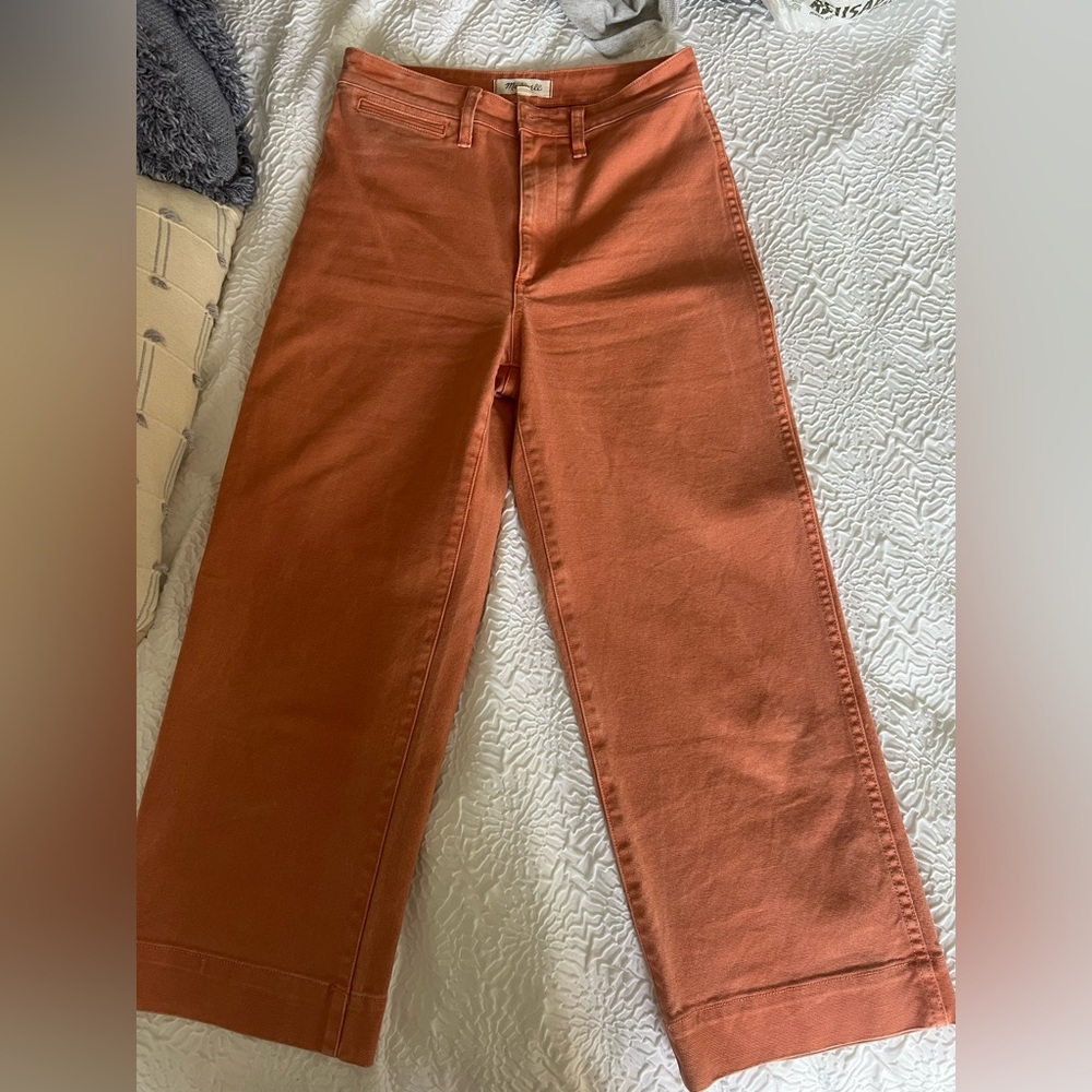 Madewell Wide Leg Cropped Jeans